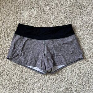 Lululemon Run Times Shorts 4" Gray Size 6
